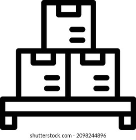Package Vector Icon Desing Illustration