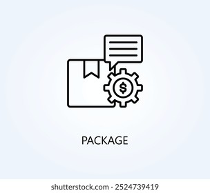 Package Vector, Icon Or Logo Sign Symbol Illustration