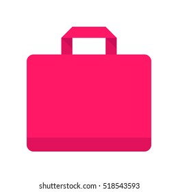 Package. Vector icon. Pink