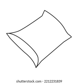 Package vector icon.Outline vector icon isolated on white background package.