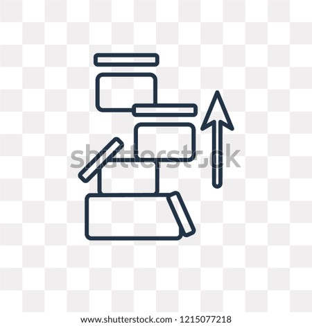 Package vector outline icon isolated on transparent background, high quality linear Package transparency concept can be used web and mobile
