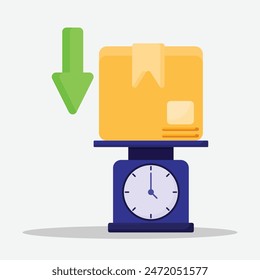Package weight icon. Subtable to place on industry, labour, etc.