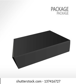 Package white box design 2, vector illustration