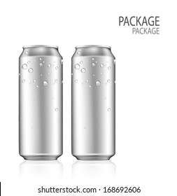 Package white box design 2, vector illustration 