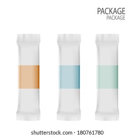 Package white box design 2, vector illustration