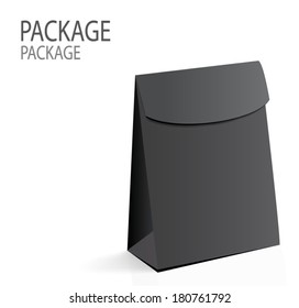 Package white box design 2, vector illustration