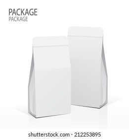 Package white box design 2, vector illustration