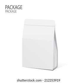 Package white box design 2, vector illustration