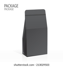 Package white box design 2, vector illustration