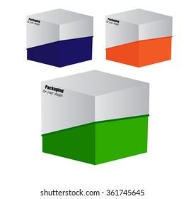 Package white box for your use. Can be used for medicines, creams or your idea.