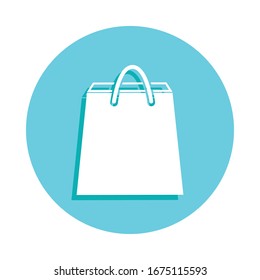 Packaged bag badge icon. Simple glyph, flat vector of web icons for ui and ux, website or mobile application