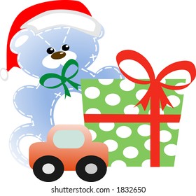 packages and toys, gifts several of one night of Christmas