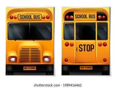 packaging a4 graphic sheet with front and back bus for back to school