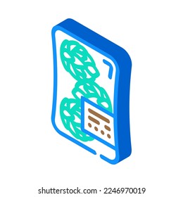 packaging artichoke isometric icon vector. packaging artichoke sign. isolated symbol illustration