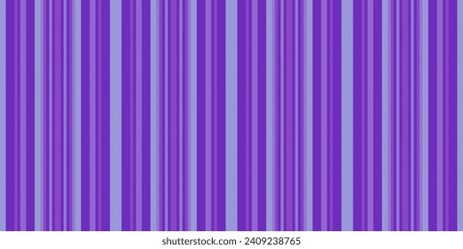 Packaging background fabric pattern, setting stripe texture vector. Relax vertical lines textile seamless in violet and light color.