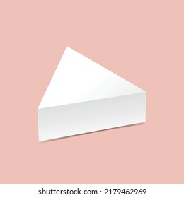 Packaging box mockup on background