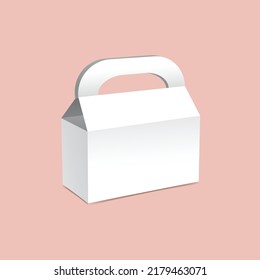 Packaging box mockup on background