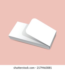 Packaging box mockup on background