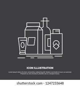 packaging, Branding, marketing, product, bottle Icon. Line vector symbol for UI and UX, website or mobile application