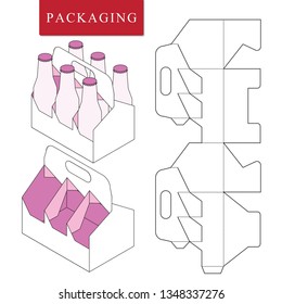 Packaging for  can bottle.
