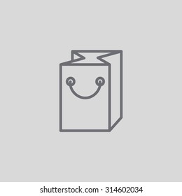 packaging cardboard box icon