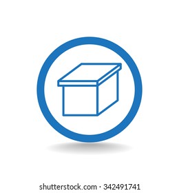 packaging cardboard box icon