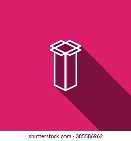 packaging cardboard box icon
