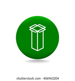 packaging cardboard box icon