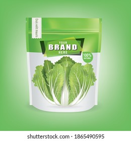 
Packaging for Chinese cabbage illustration vector