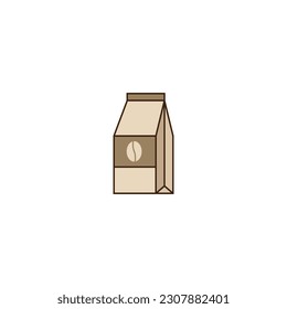 packaging coffee vector illustration for icon,symbol or logo. coffee template logo