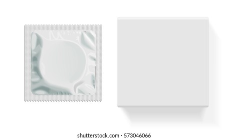 Packaging with a condom for your design and logo. Easy to change colors