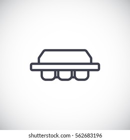  Packaging Container icon Vector.