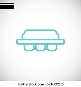  Packaging Container icon Vector.
