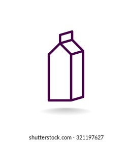Packaging Container for Milk icon