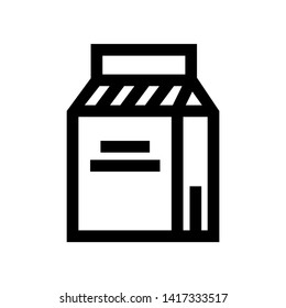 Packaging Container for Milk icon - Vector