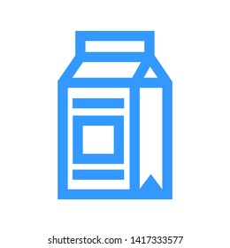 Packaging Container for Milk icon - Vector