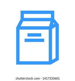 Packaging Container for Milk icon - Vector
