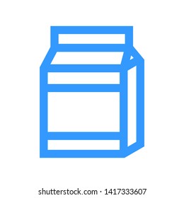 Packaging Container for Milk icon - Vector