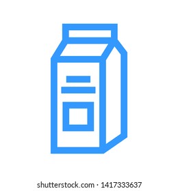 Packaging Container for Milk icon - Vector