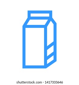 Packaging Container for Milk icon - Vector