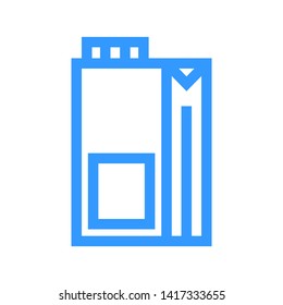 Packaging Container for Milk icon - Vector