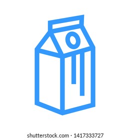 Packaging Container for Milk icon - Vector