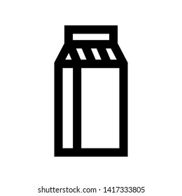 Packaging Container for Milk icon - Vector