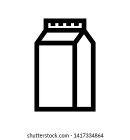 Packaging Container for Milk icon - Vector