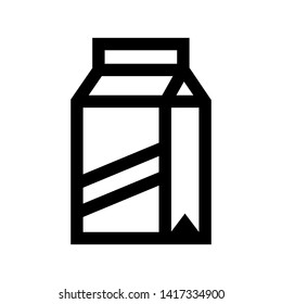 Packaging Container for Milk icon - Vector