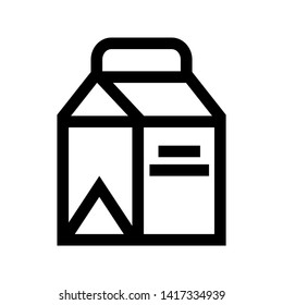 Packaging Container for Milk icon - Vector