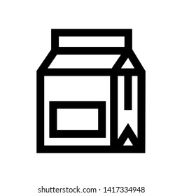 Packaging Container for Milk icon - Vector