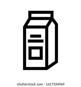Packaging Container for Milk icon - Vector
