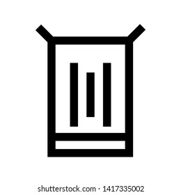 Packaging Container for Milk icon - Vector