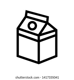Packaging Container for Milk icon - Vector